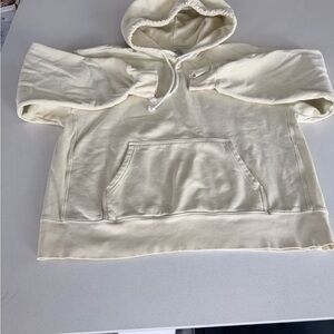 TNA Cozy Fleece Cream Hoodie
